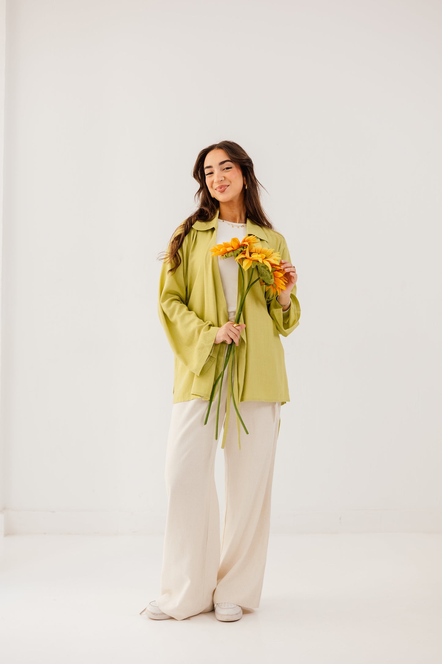 Elara Blouse in Pear
