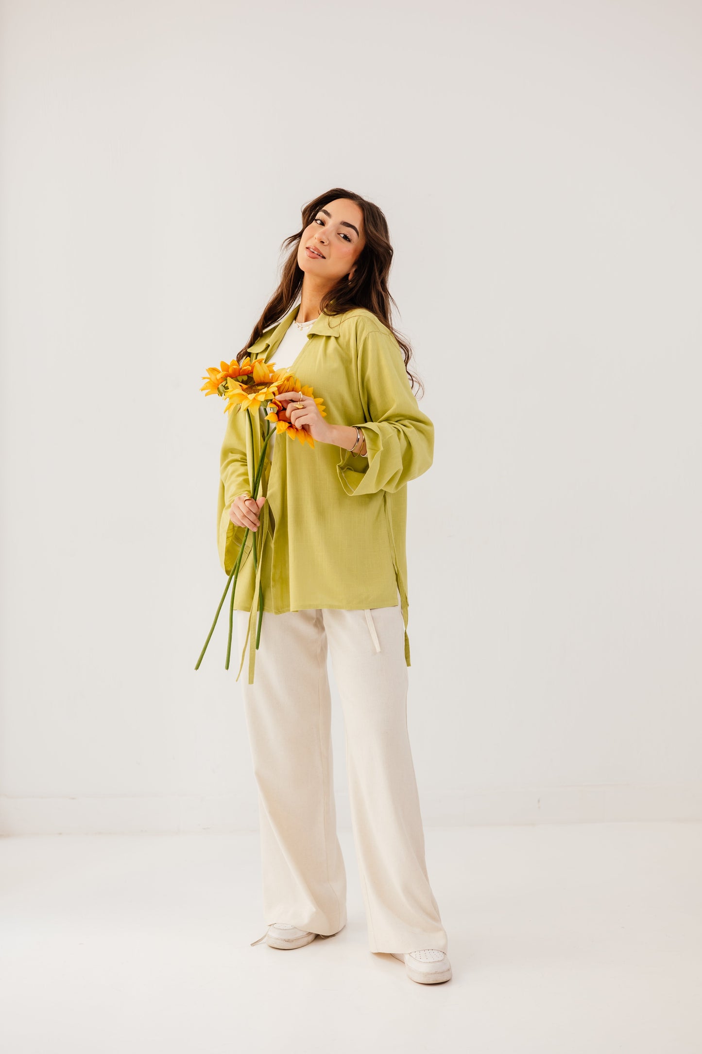 Elara Blouse in Pear