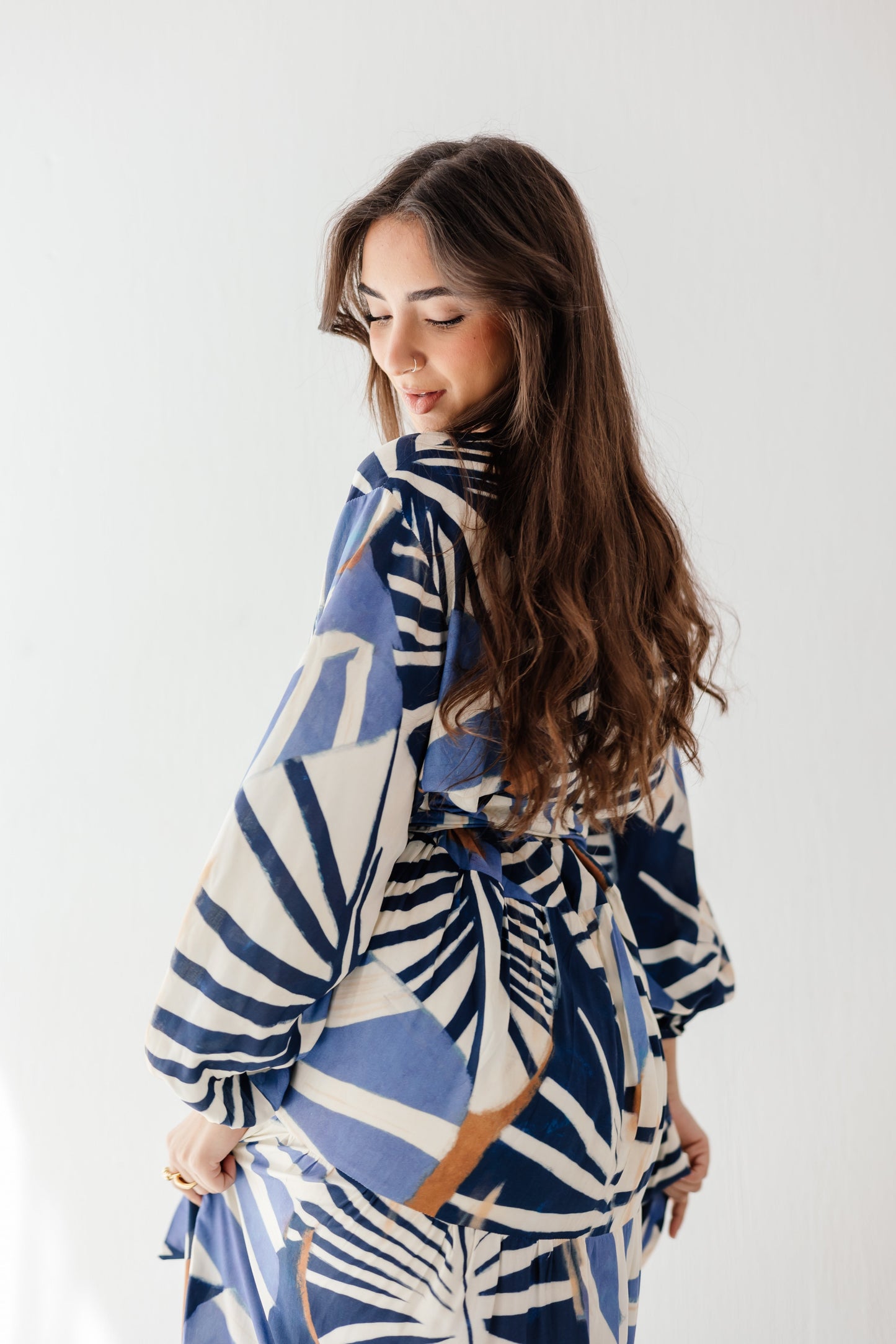 Isla Dress in Blue