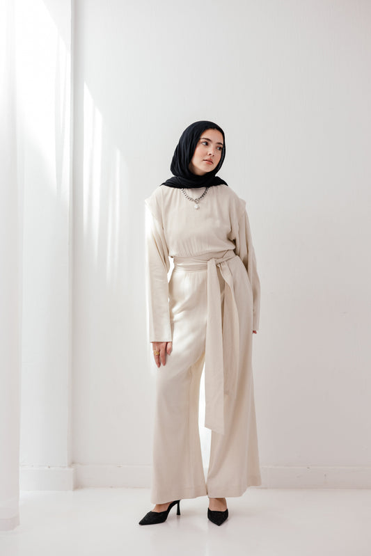 Dune Horizon Jumpsuit in sand