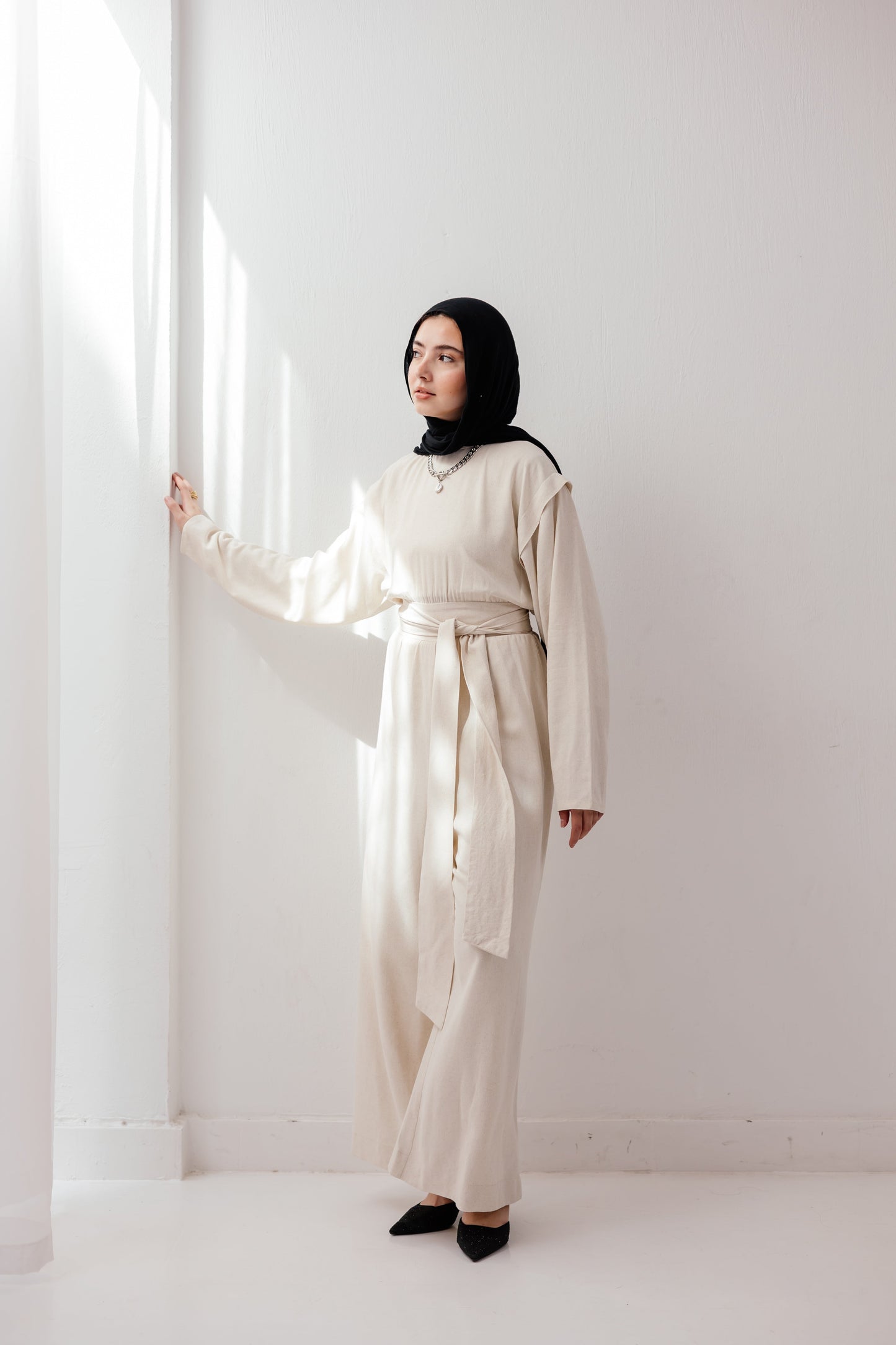 Dune Horizon Jumpsuit in sand