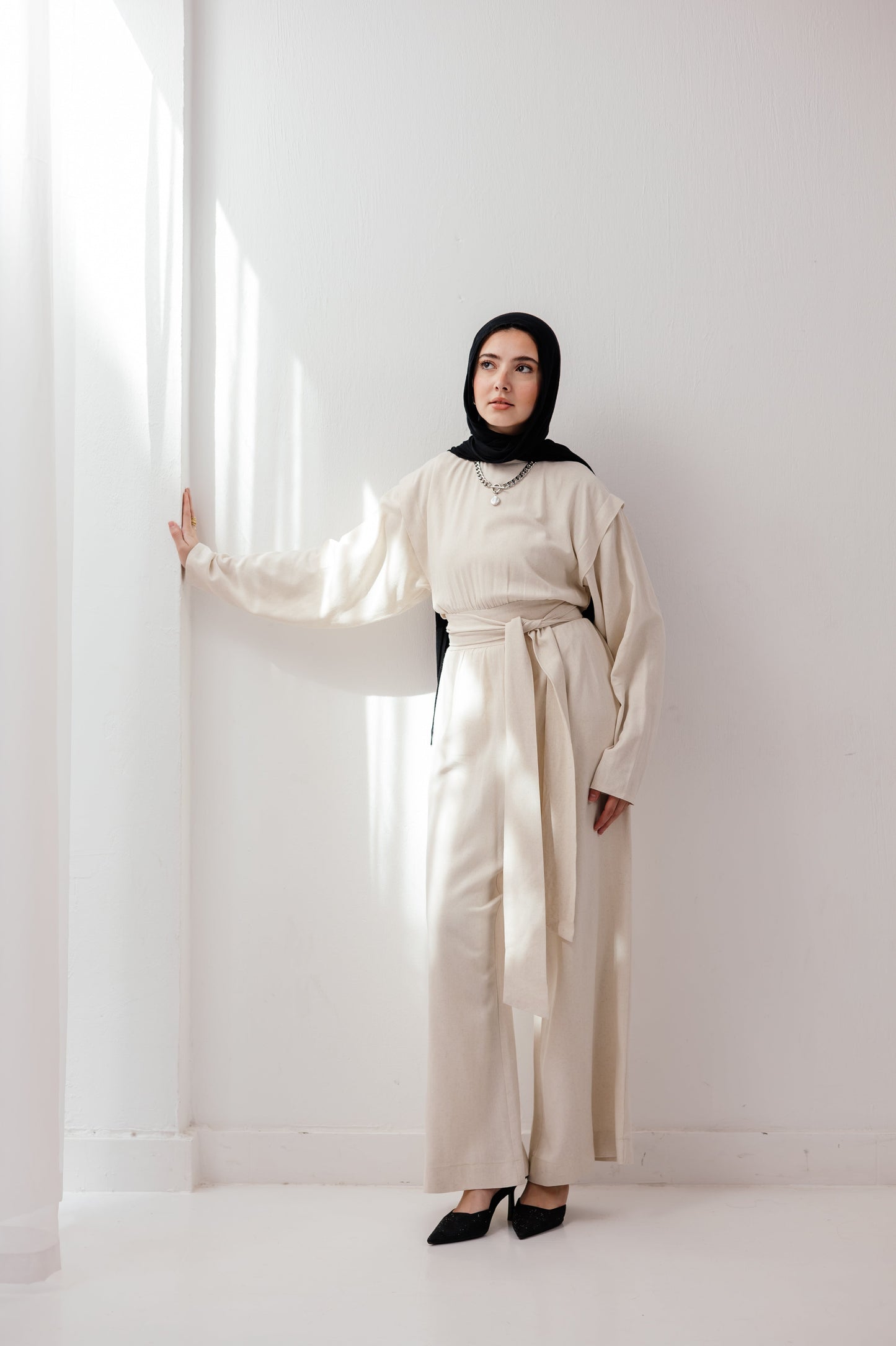 Dune Horizon Jumpsuit in sand