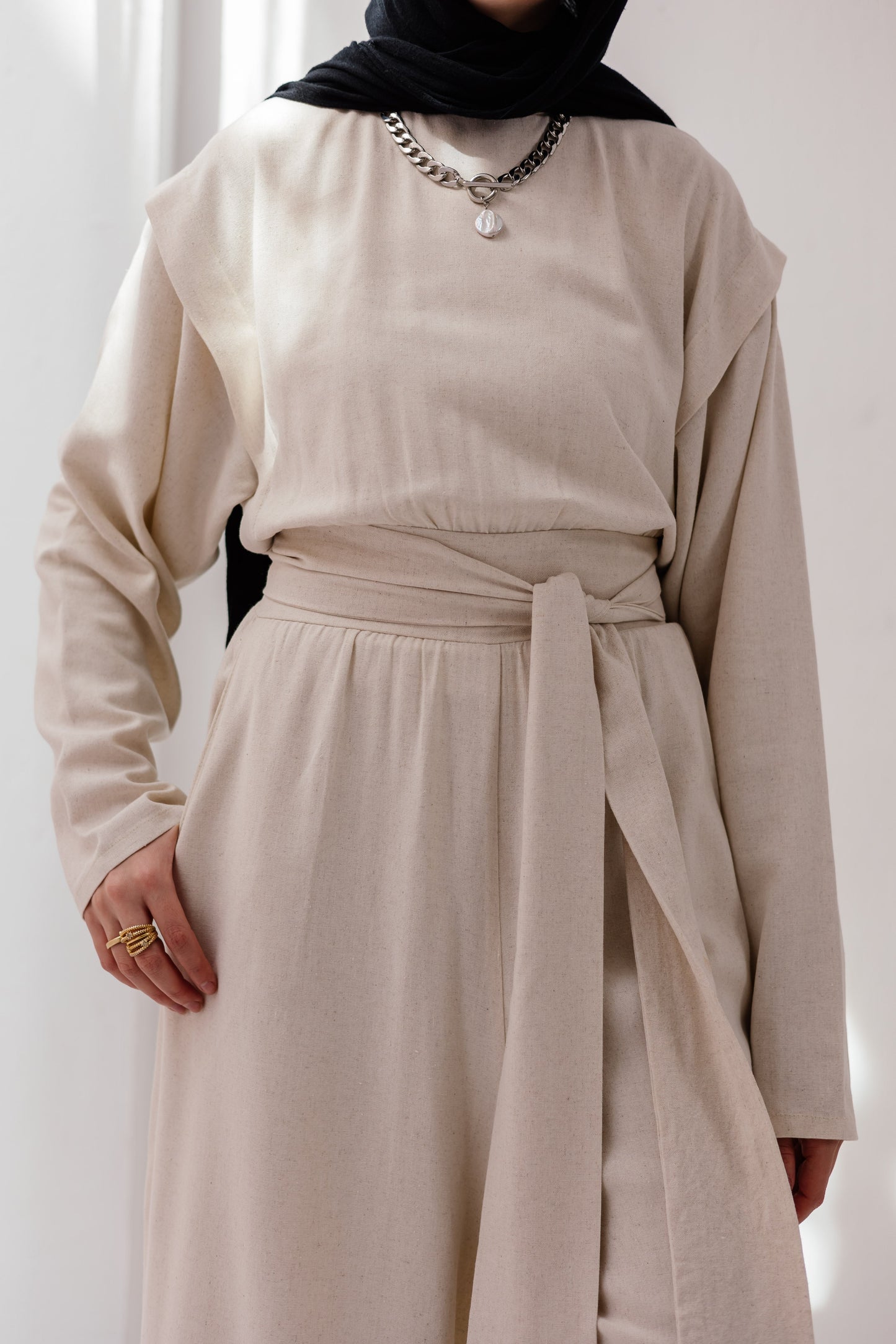 Dune Horizon Jumpsuit in sand