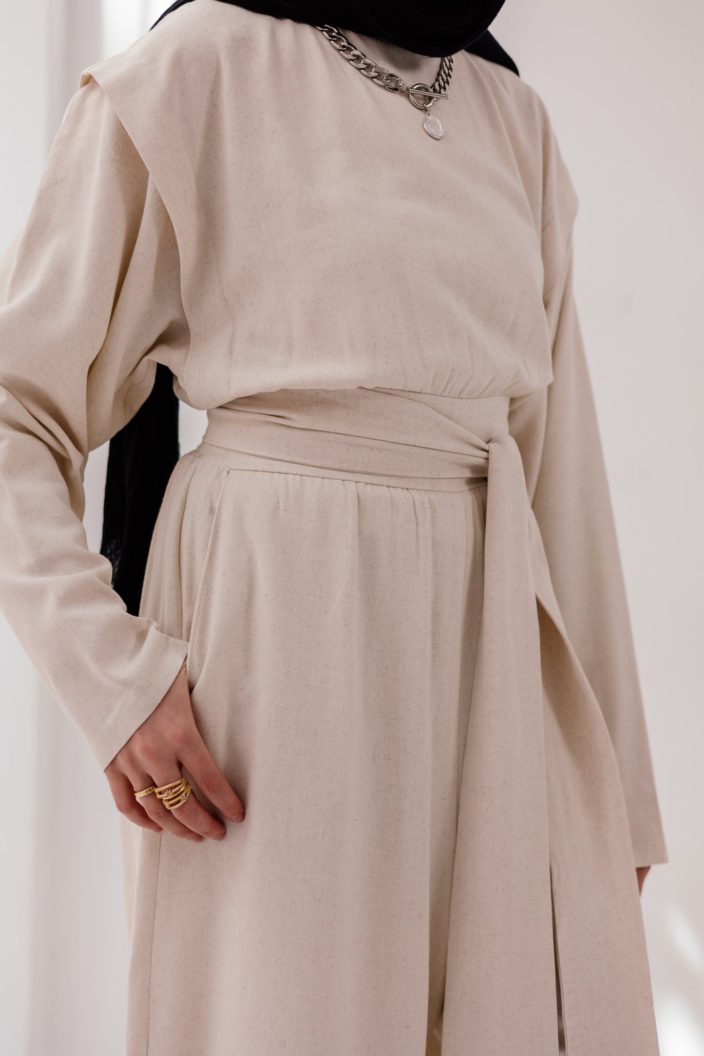 Dune Horizon Jumpsuit in sand
