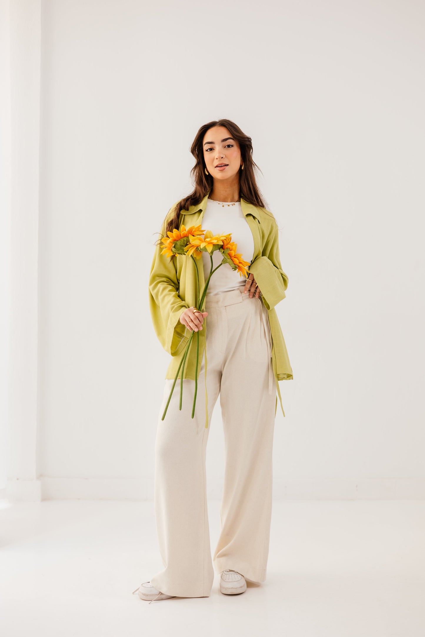 Elara Blouse in Pear