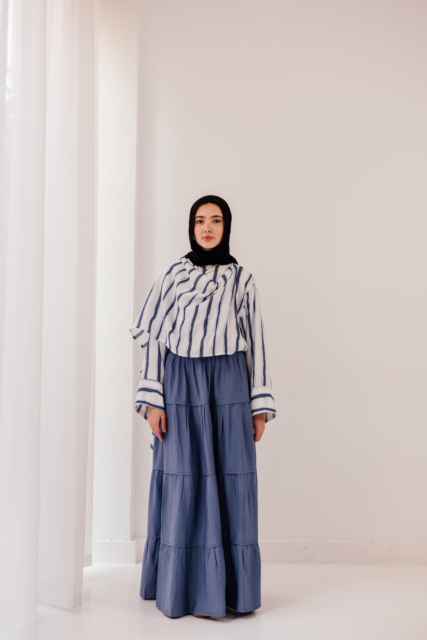 Alma Skirt in Denim blue