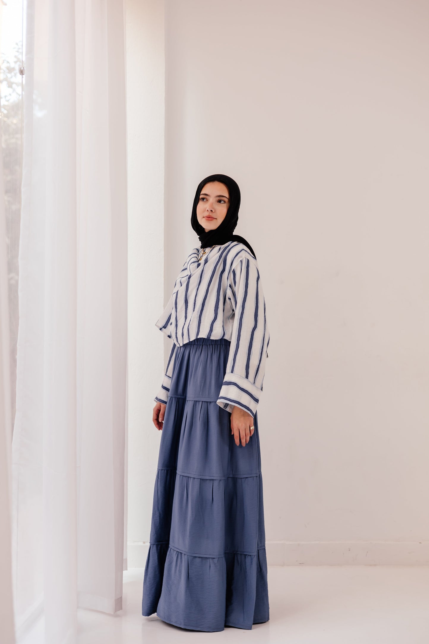 Alma Skirt in Denim blue