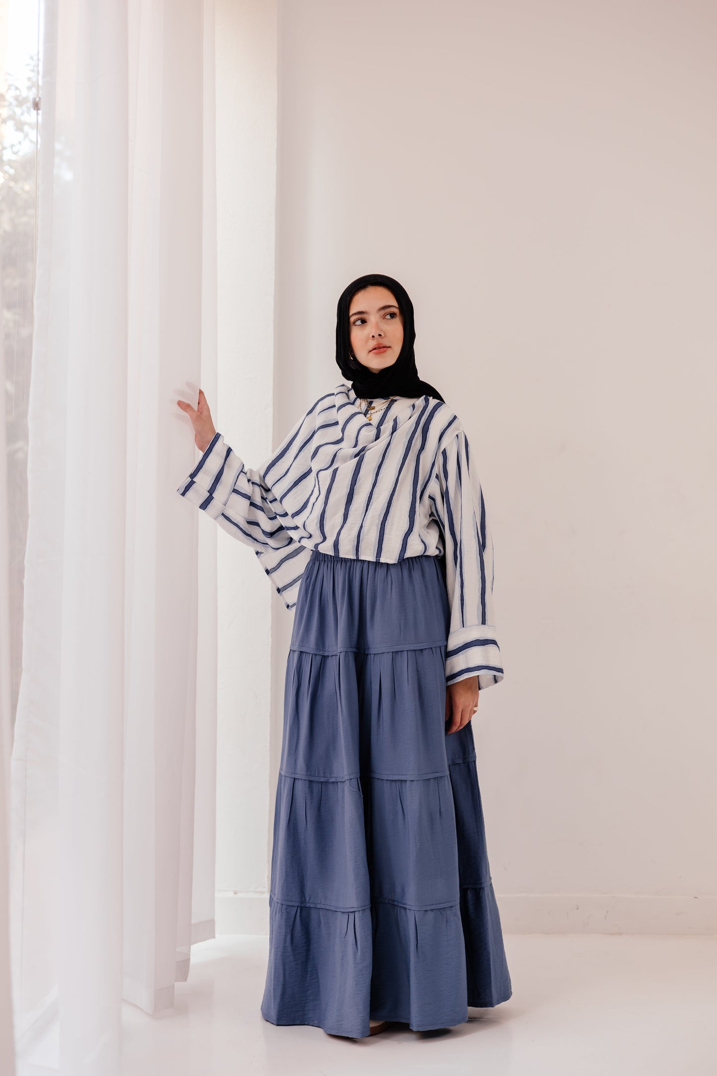 Alma Skirt in Denim blue