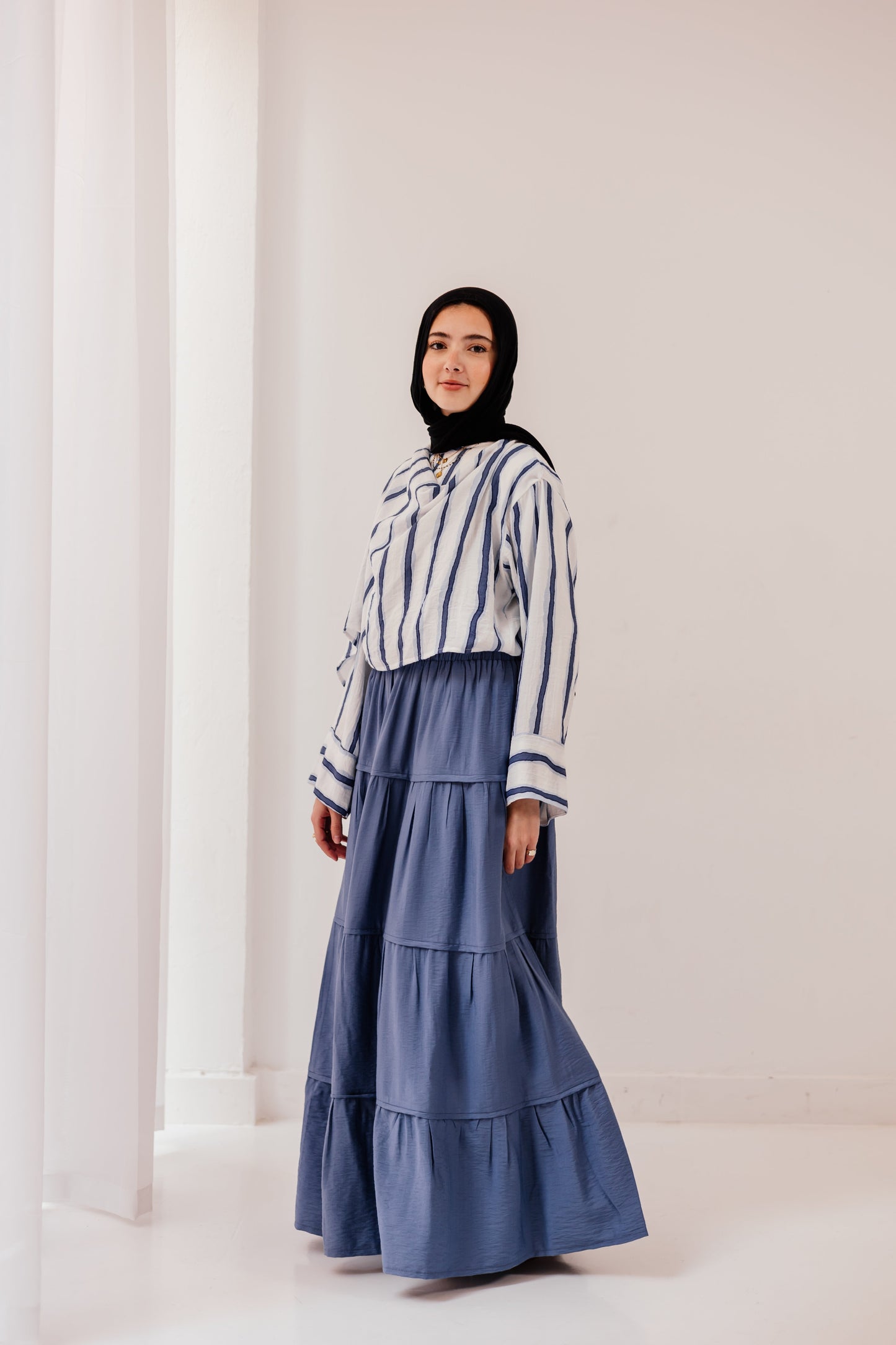 Alma Skirt in Denim blue