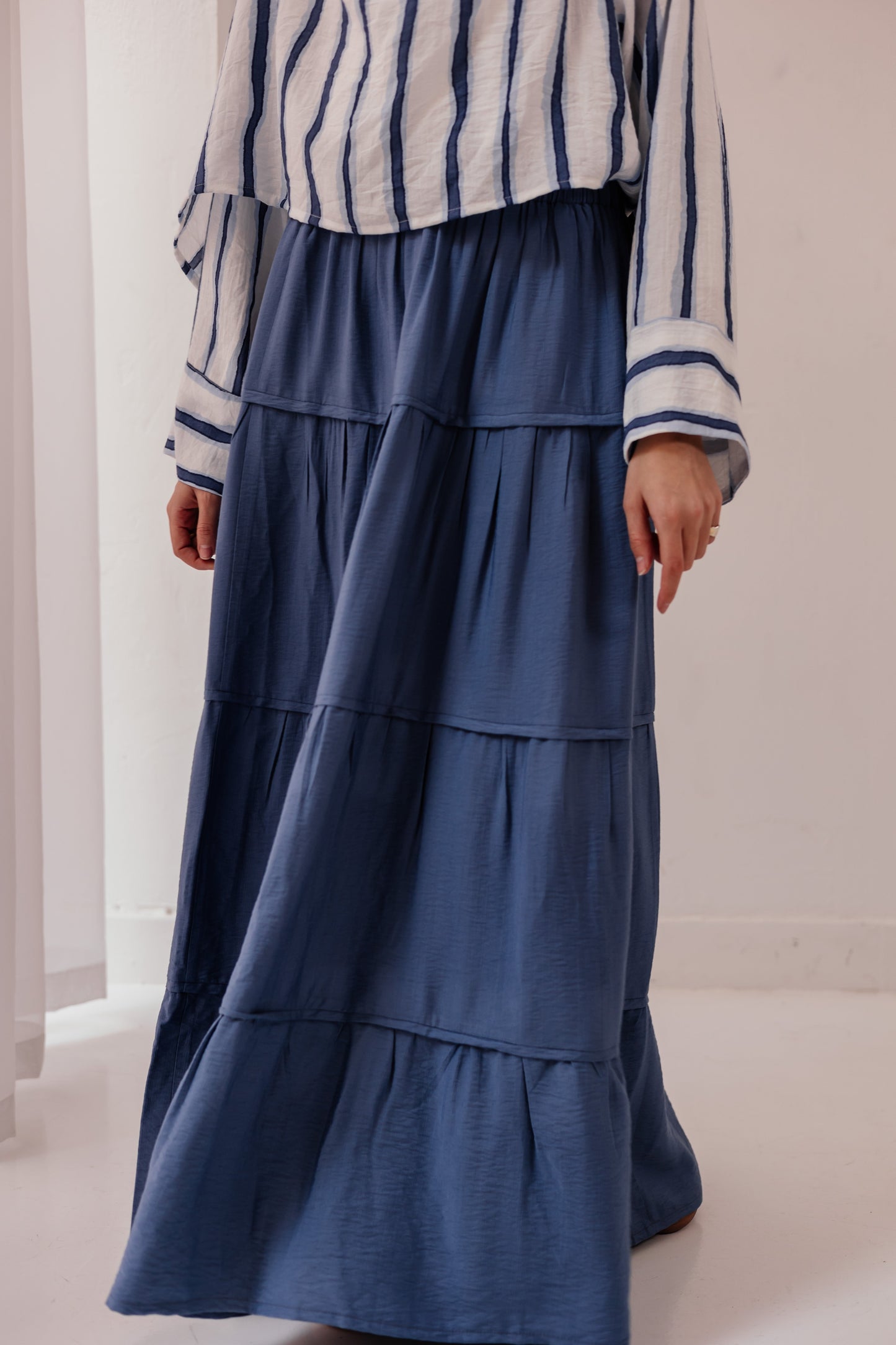 Alma Skirt in Denim blue