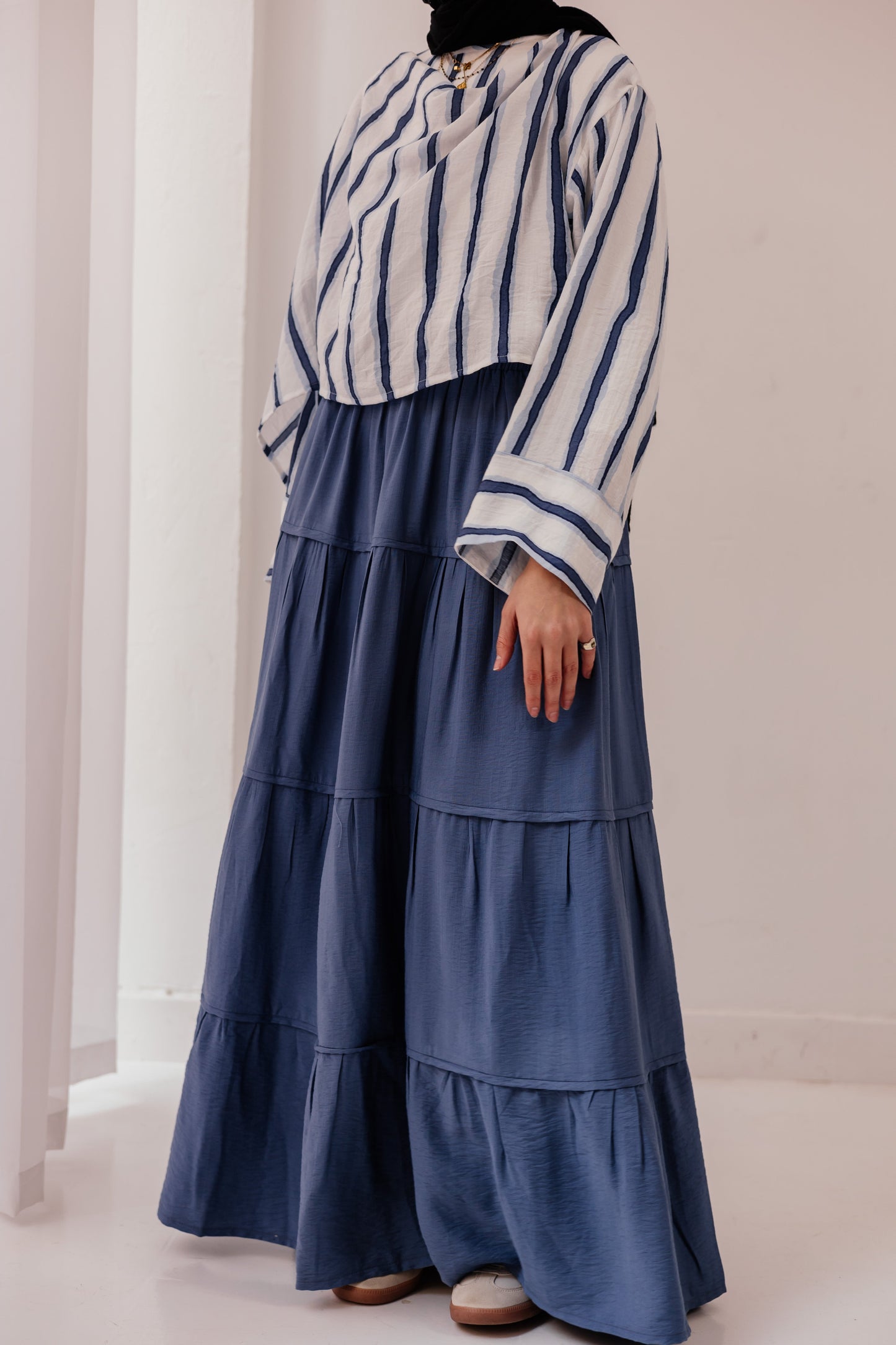Alma Skirt in Denim blue