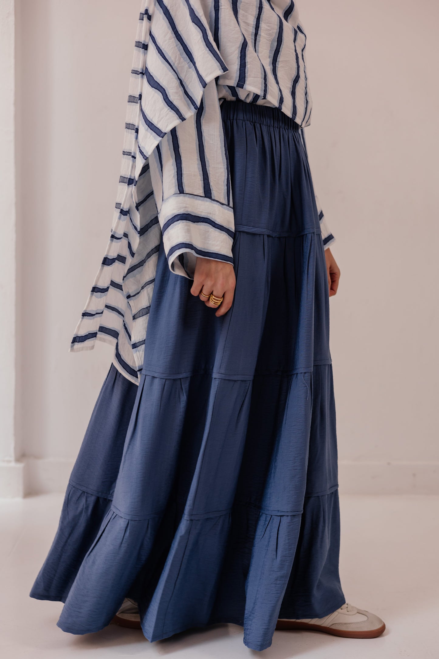 Alma Skirt in Denim blue