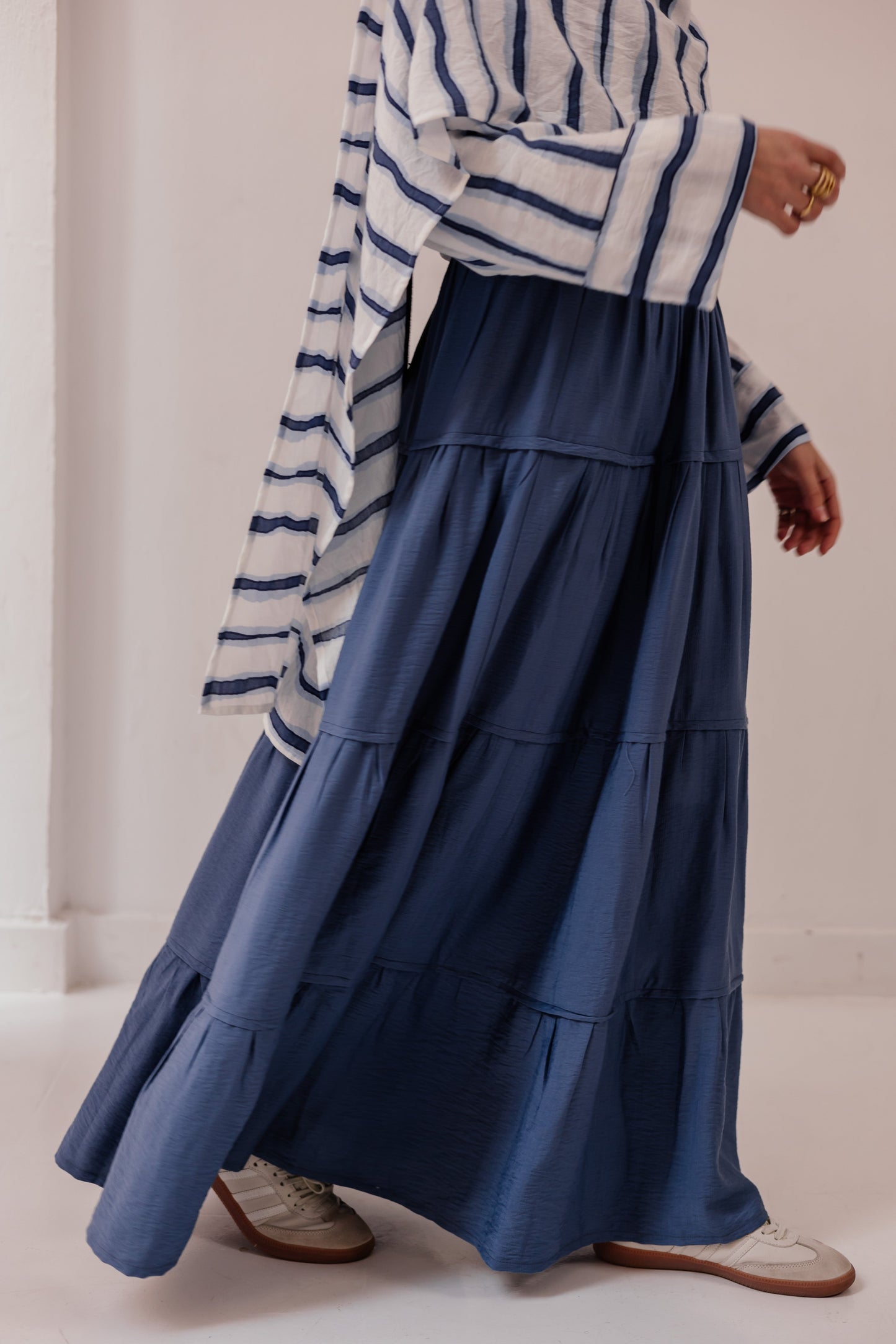 Alma Skirt in Denim blue