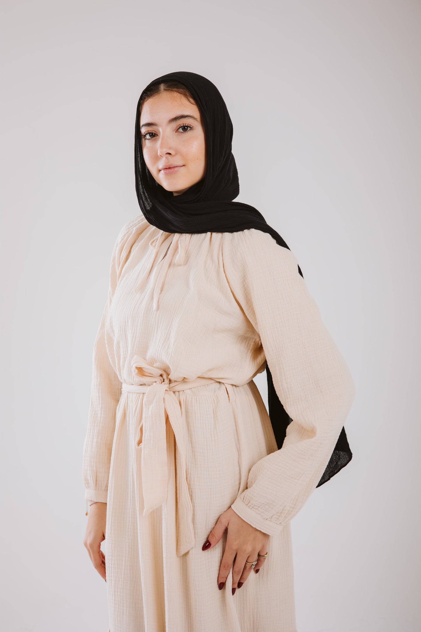 Maya Dress in Vanilla