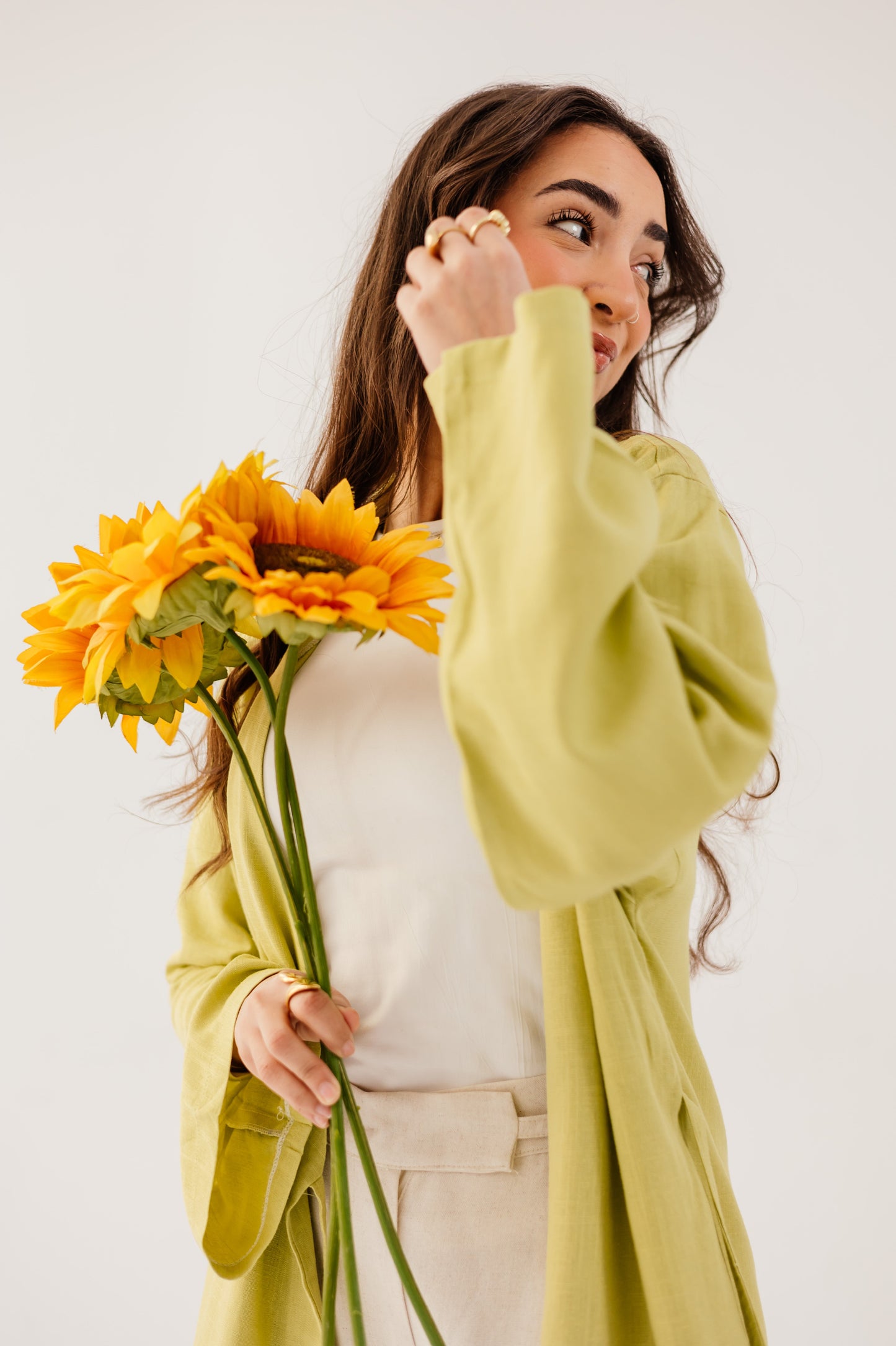 Elara Blouse in Pear