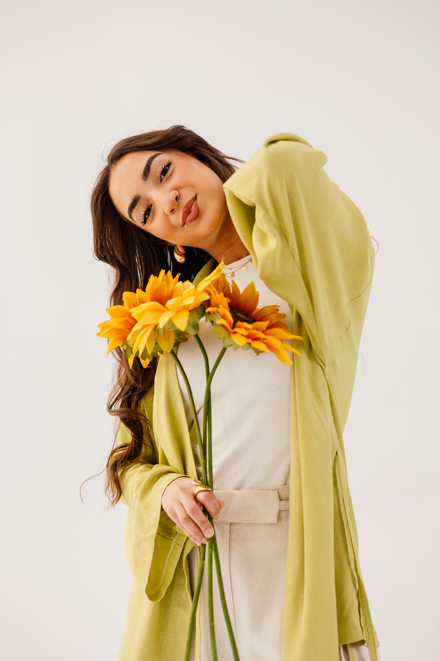 Elara Blouse in Pear