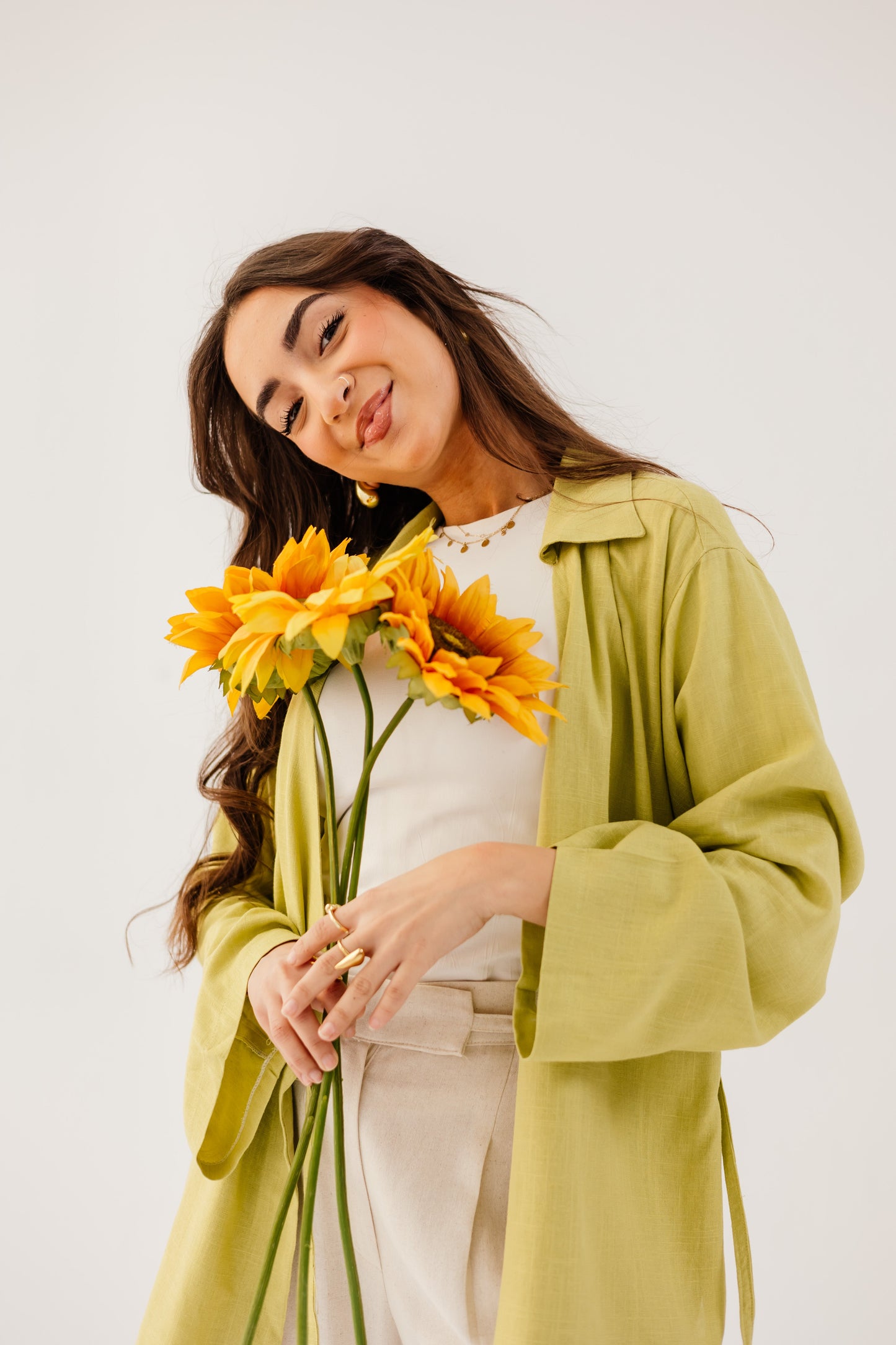 Elara Blouse in Pear