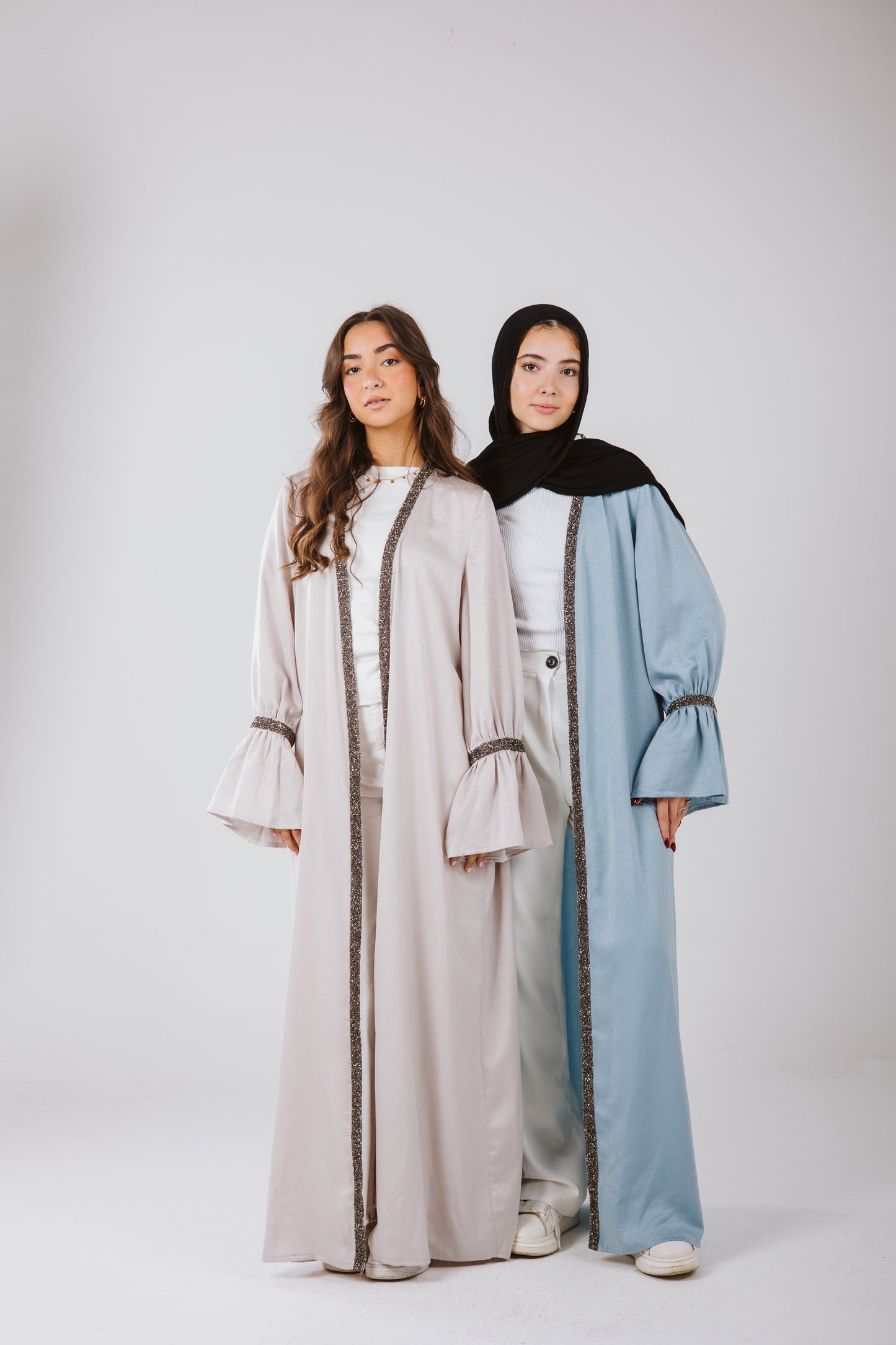 Layal Kaftan in Gray