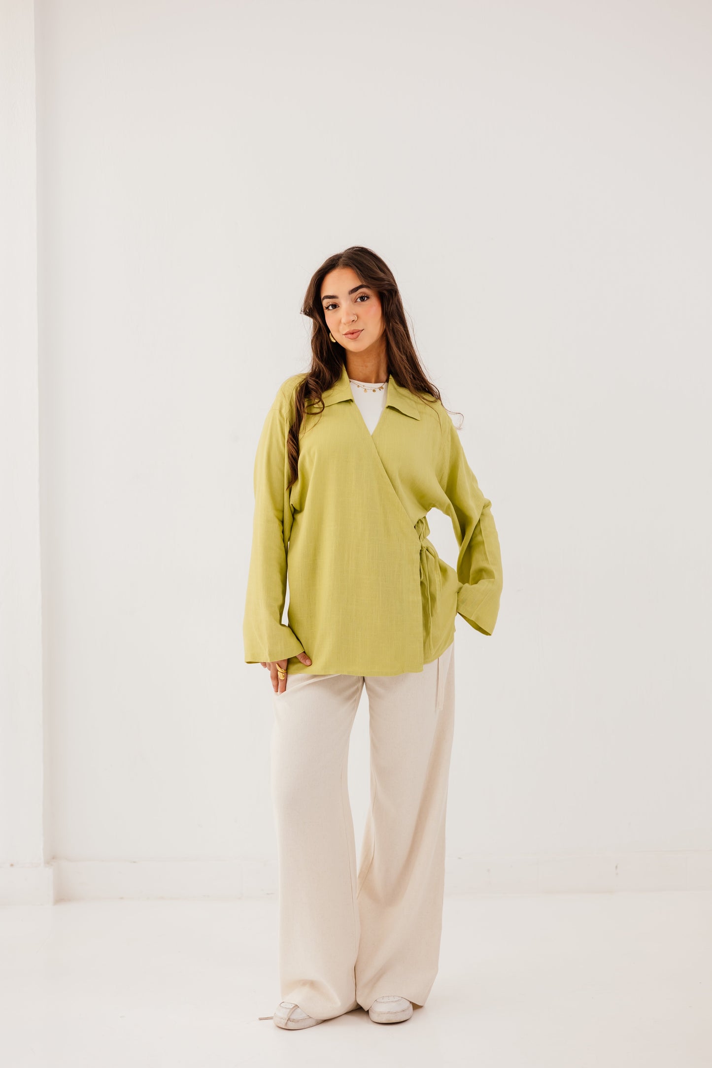 Elara Blouse in Pear