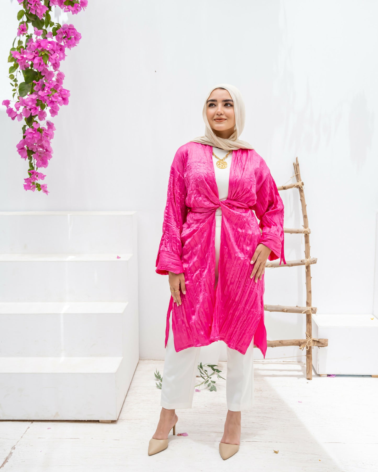 Fuchsia Kimono