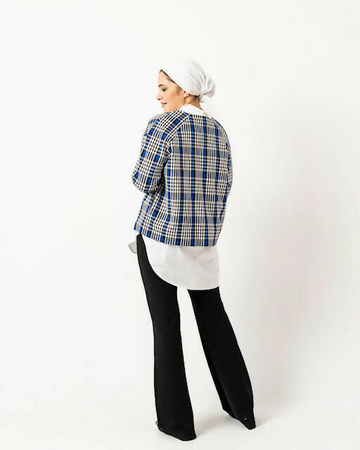 Checkered Blazer
