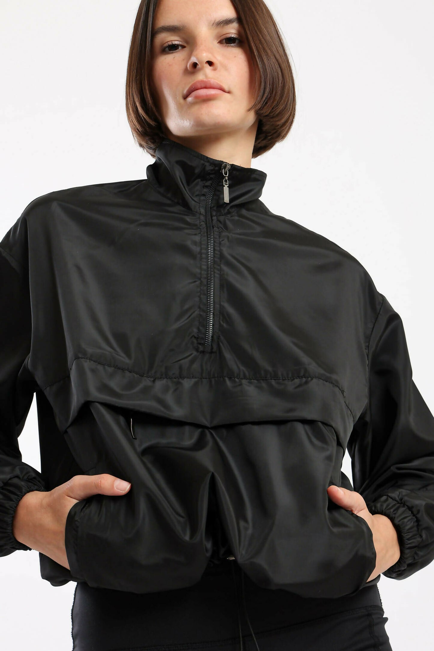 Windbreaker Parka- Black