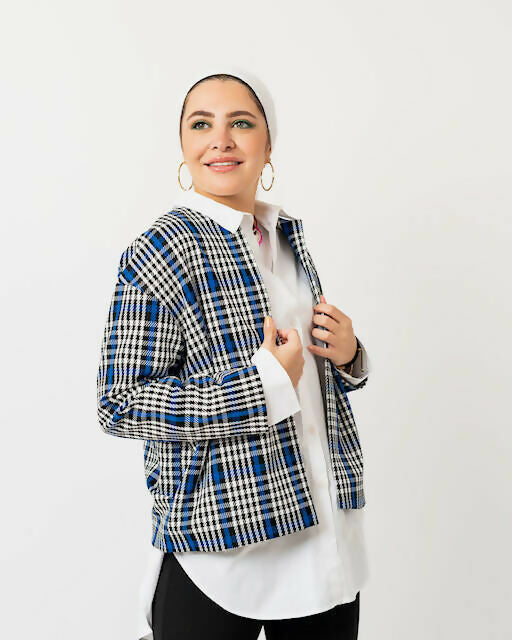 Checkered Blazer