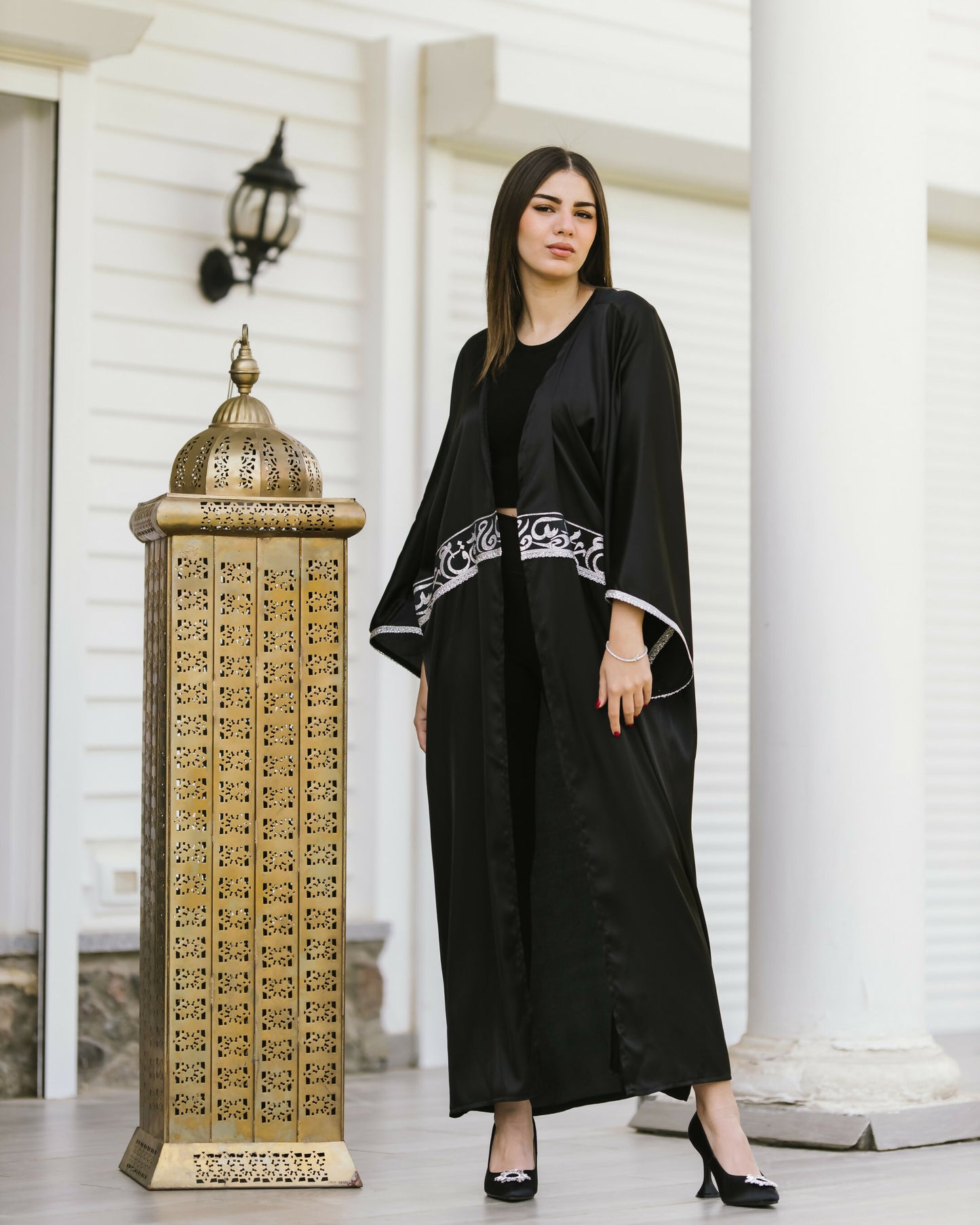 Black Kaftan - Silver Galligraph
