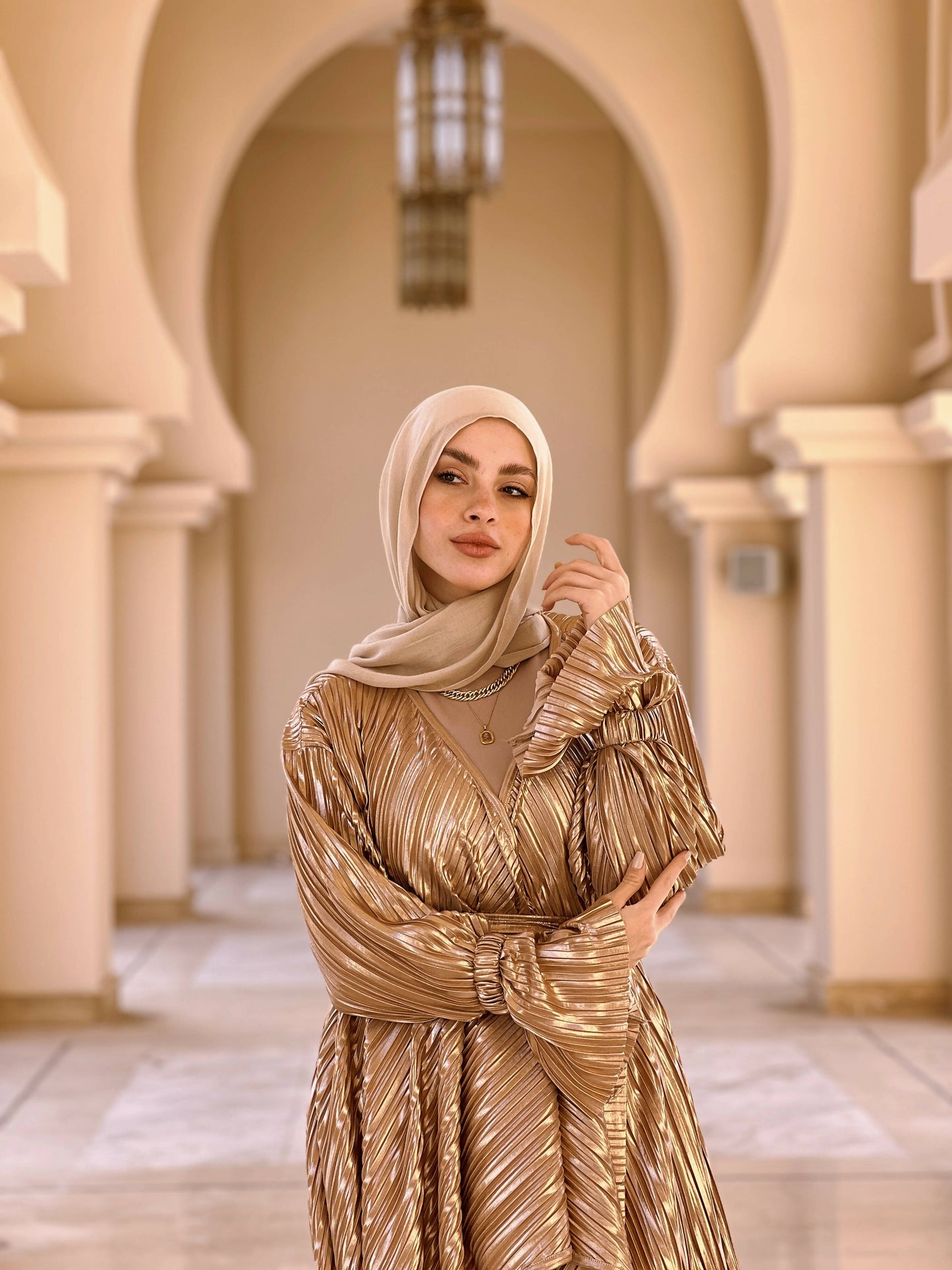 Asymmetrical Pleated Cardigan