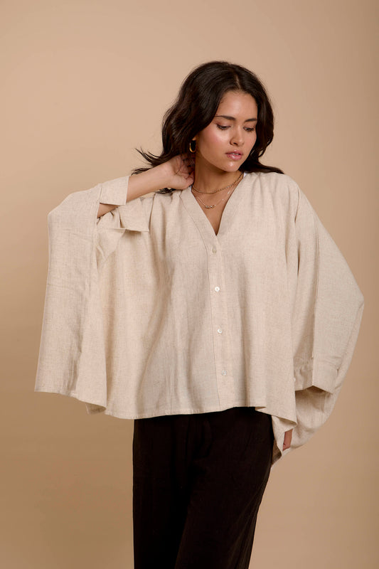 Soft Linen Boho shirt