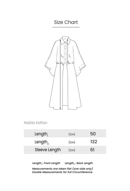 Nabila Kaftan - Nude Beige