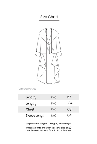Safeya Kaftan - Deep Maroon