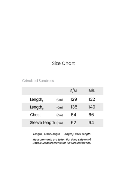 Crinkled Sundress - Camel Brown