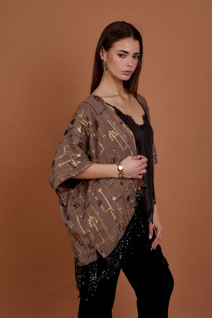 Sequins & Fringes Kimono