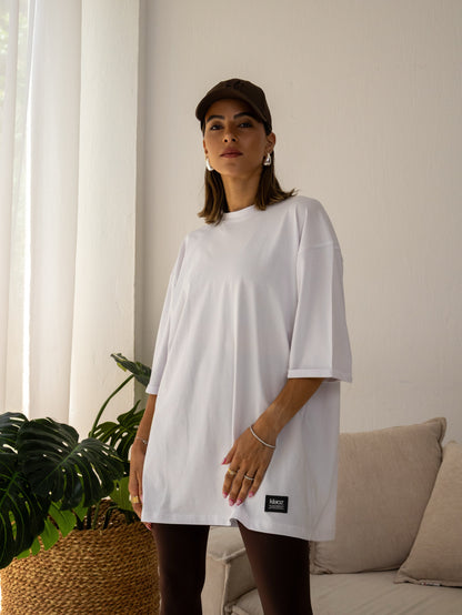 Signature Tee in White