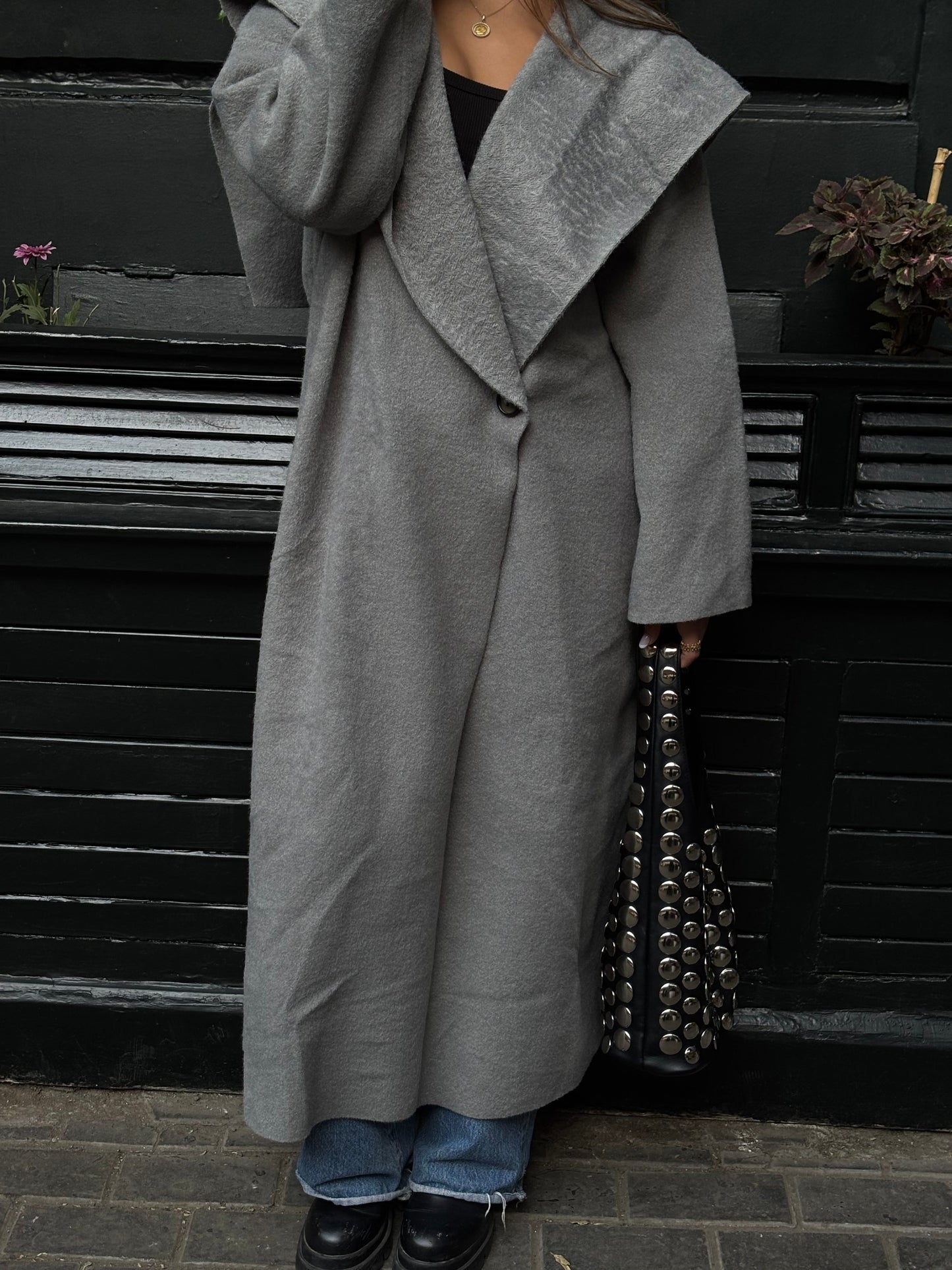 Twill Coat - Grey
