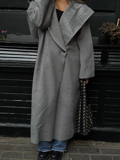 Twill Coat - Grey