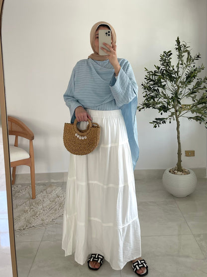 Luna Blouse in baby blue