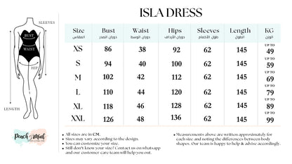 Isla Dress in Blue