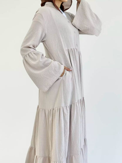SERENITY DRESS IN BEIGE