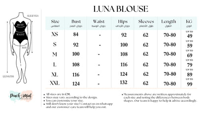 Luna Blouse in pink