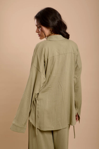 Olive Side sinching shirt