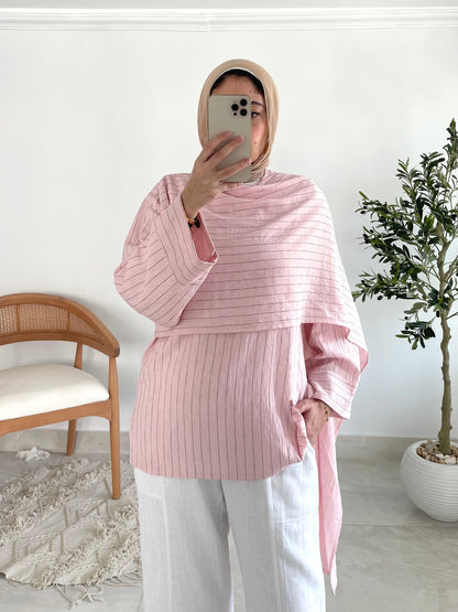 Luna Blouse in pink