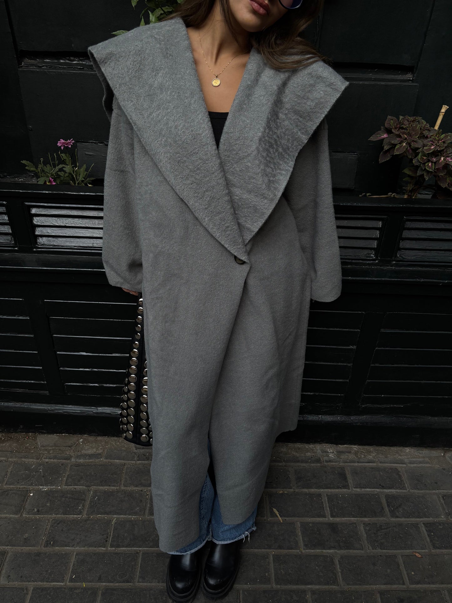 Twill Coat - Grey