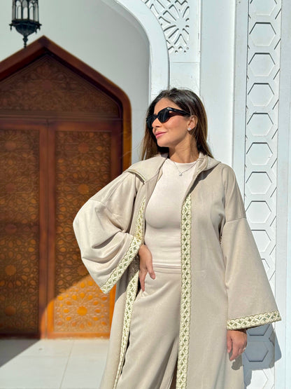 Morrocan Beige Kaftan