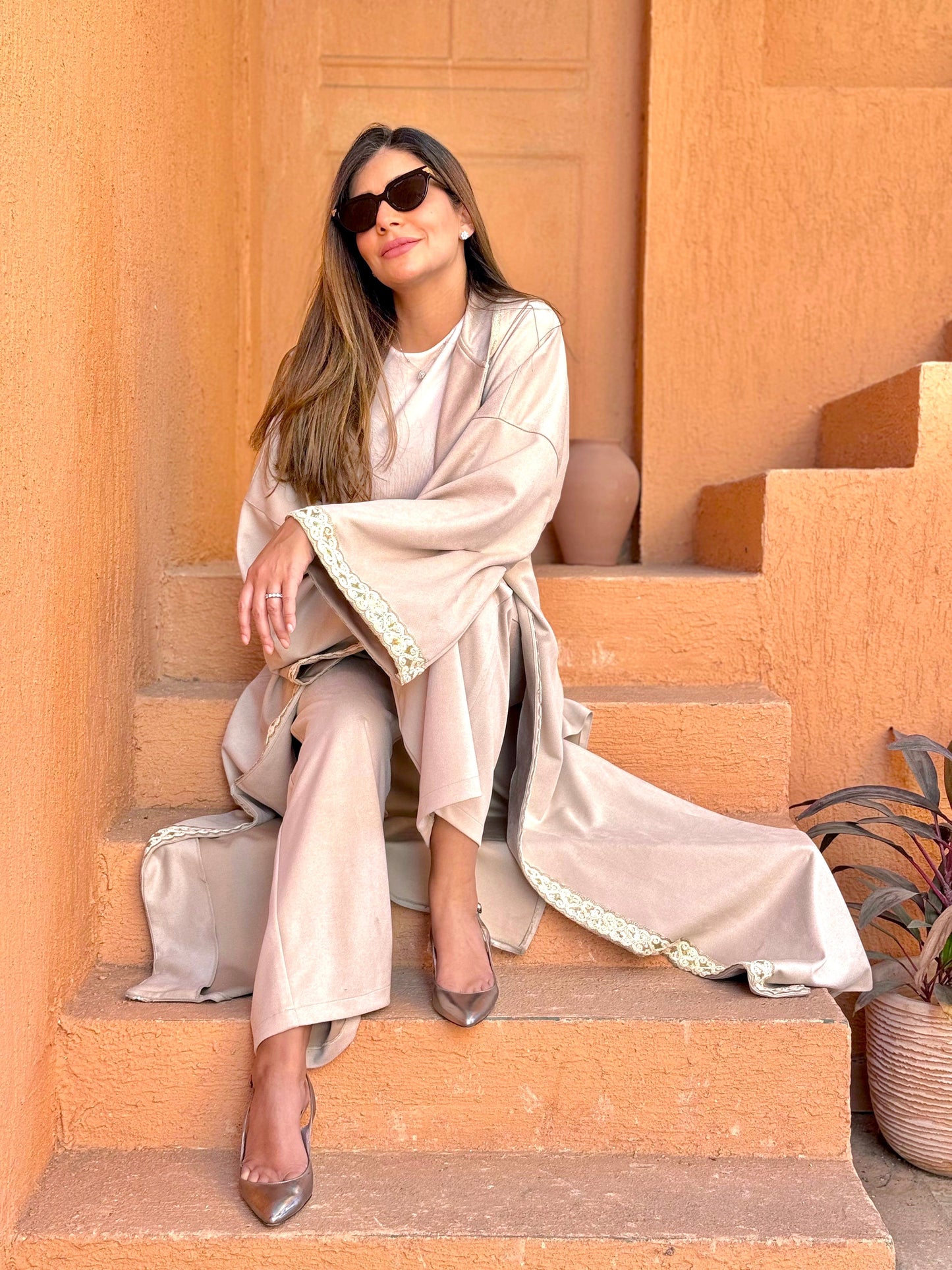 Morrocan Beige Kaftan