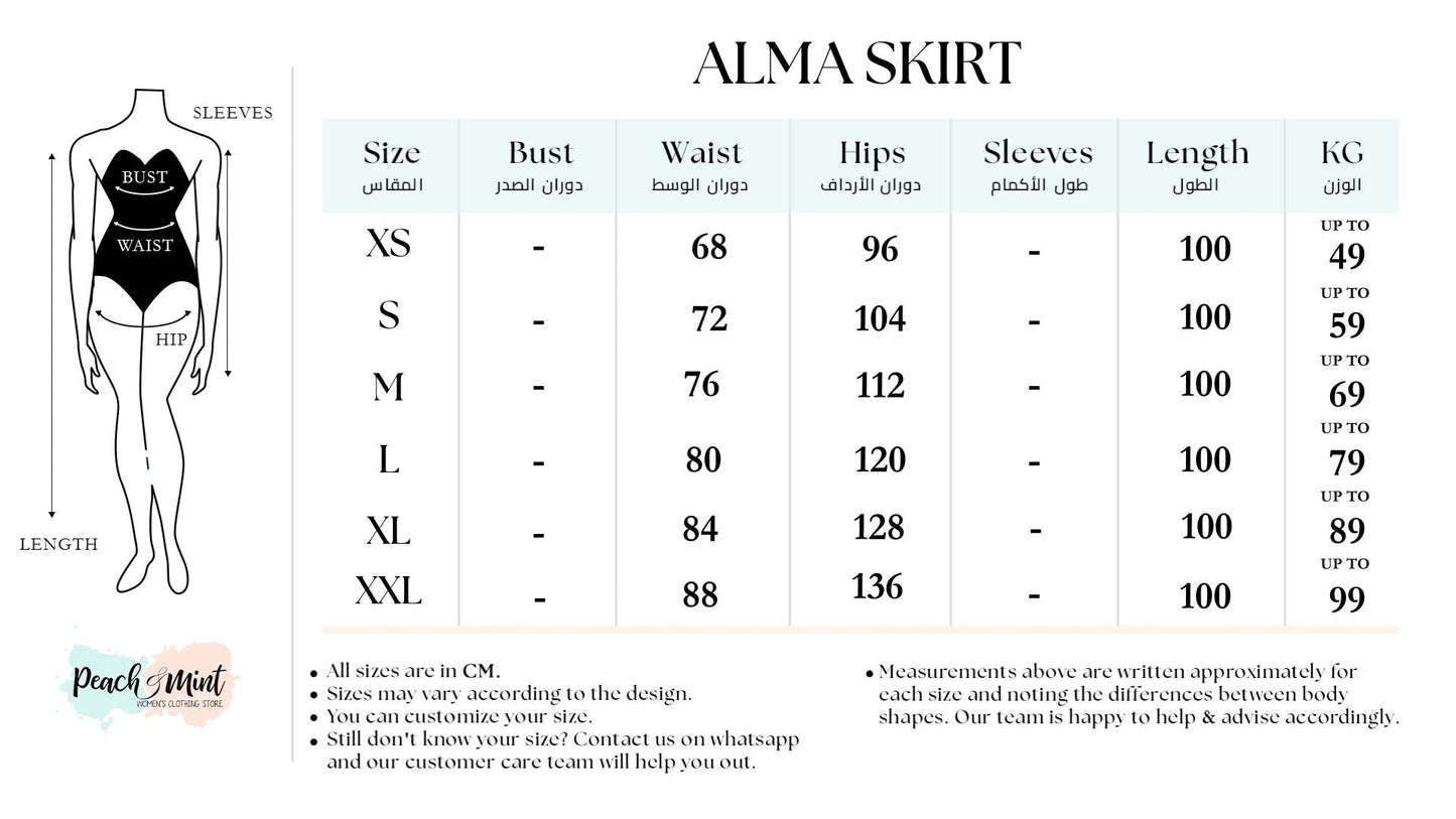 Alma Skirt in Denim blue