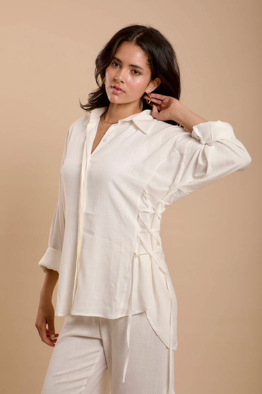 off-white Side sinching Shirt