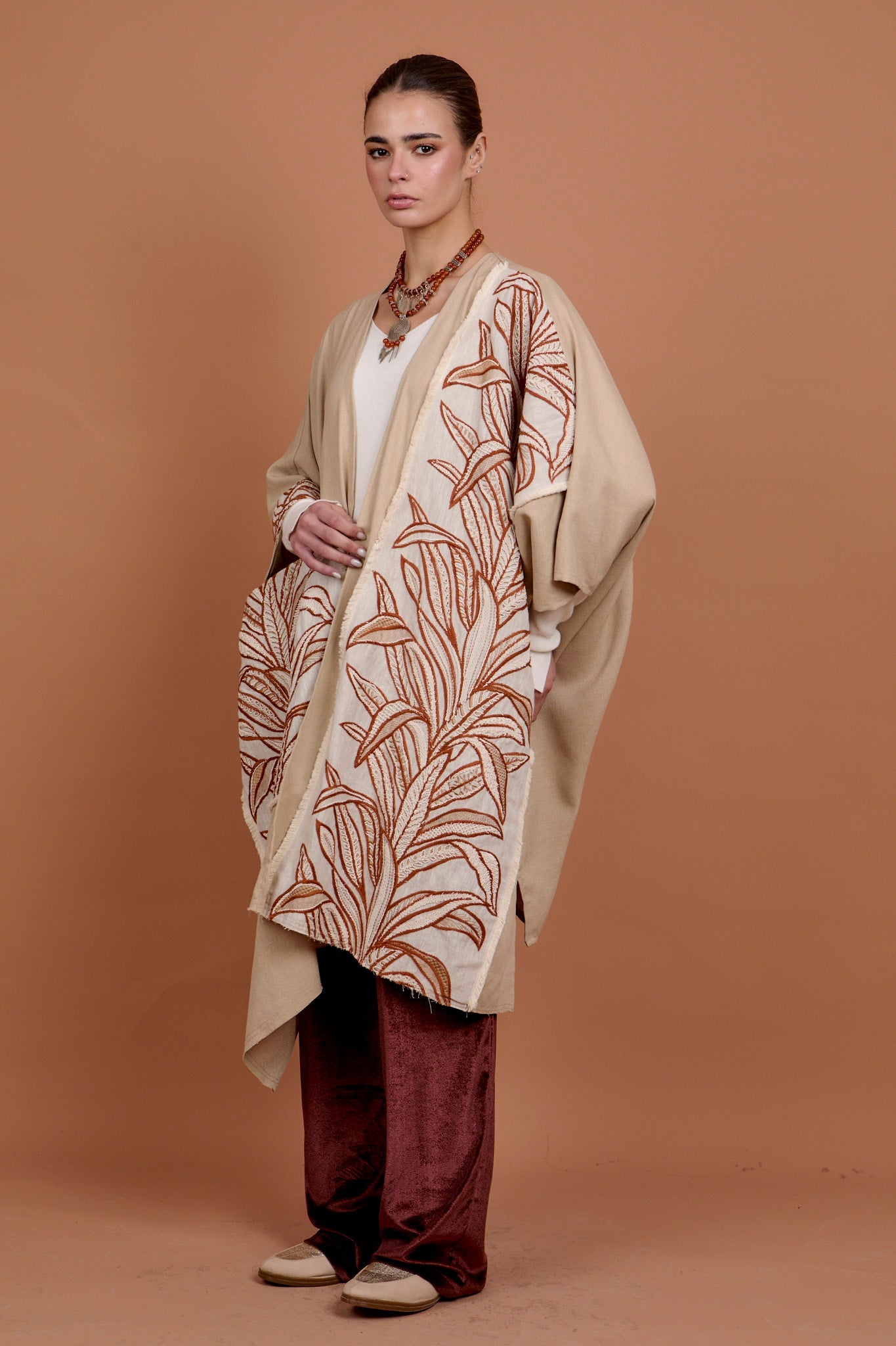 Rooted Muse - Embro linen Kimono
