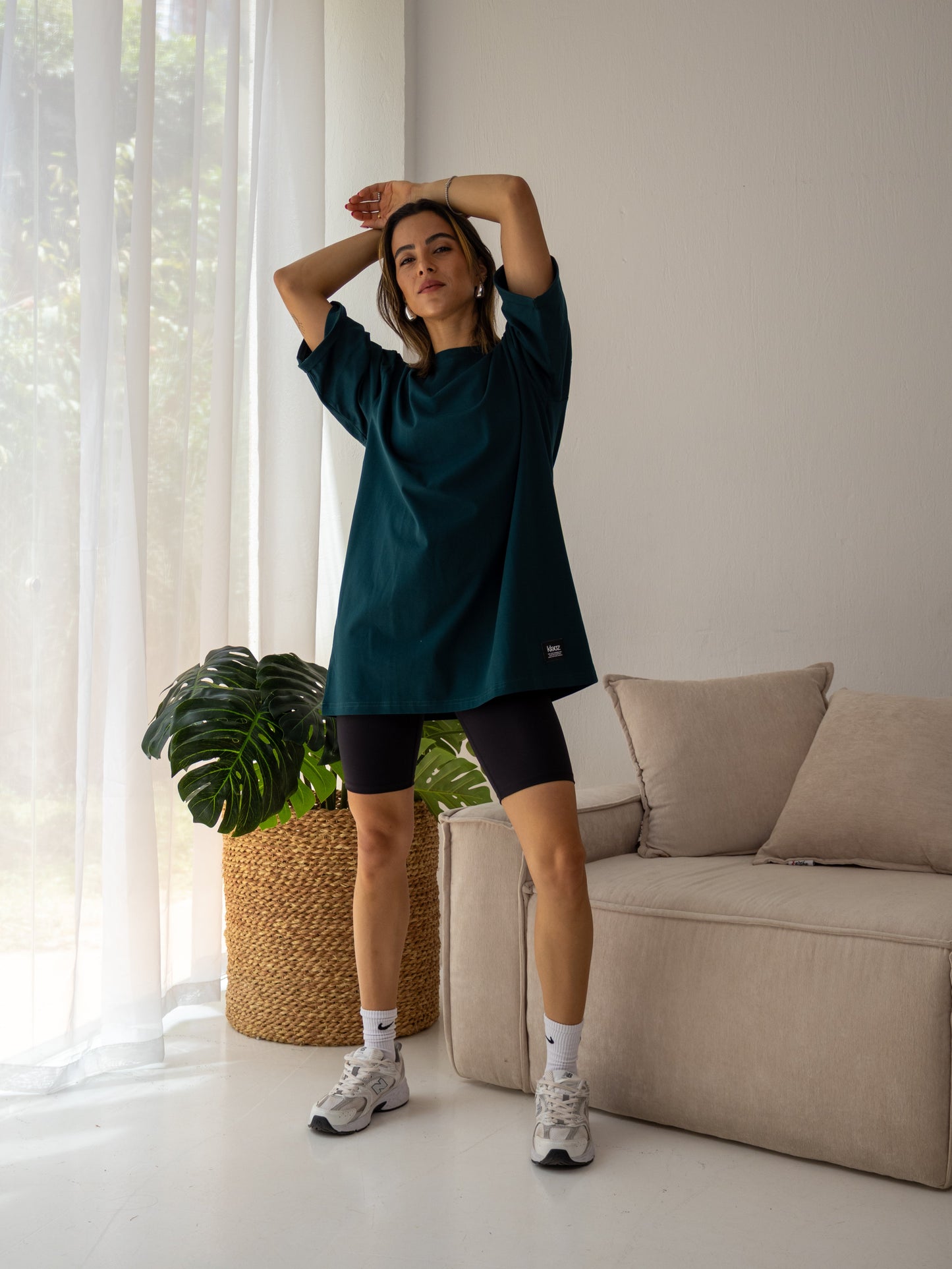 Signature Tee in Teal Green